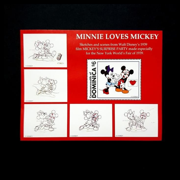 

BEST DEAL PRANGKO/PERANGKO DISNEY. MINNIE LOVES MICKEY. DARI DOMICA $6 !!!!!