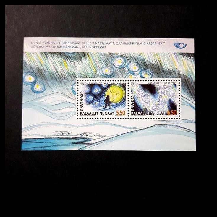 

TERMURAH PRANGKO LUAR NEGERI. GREENLAND 2004 SS NORSE MYTOLOGY !!!!