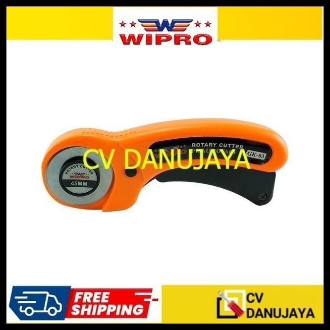

BEST DEAL WIPRO PISAU ROTARY KNIFE PUTAR PUTARAN PEMOTONG GK-03 !!!!