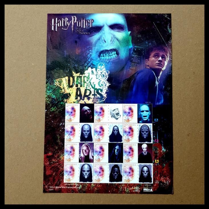 

HOT DEAL PRANGKO INDONESIA. HARRY POTTER AND THE ORDER OF THE PHOENIX DARK ARTS. FULLSHEET. PRANGKO PRISMA. !!