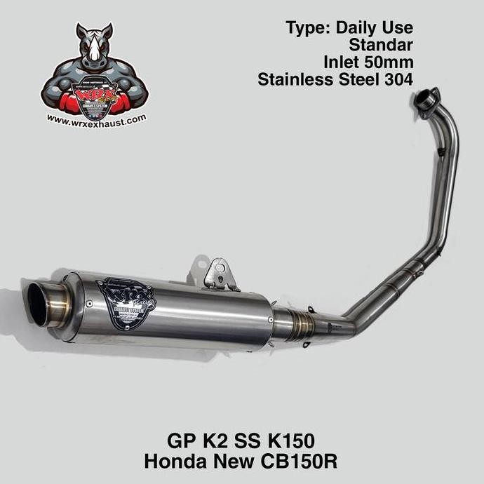 Knalpot WRX GP SS K150 New CB150R