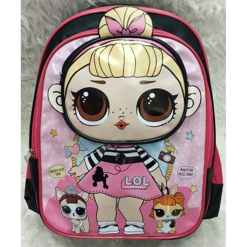 

Spesial Tas Ransel Anak Sekolah Sd Backpack Lol Surprise Head Besar Impor