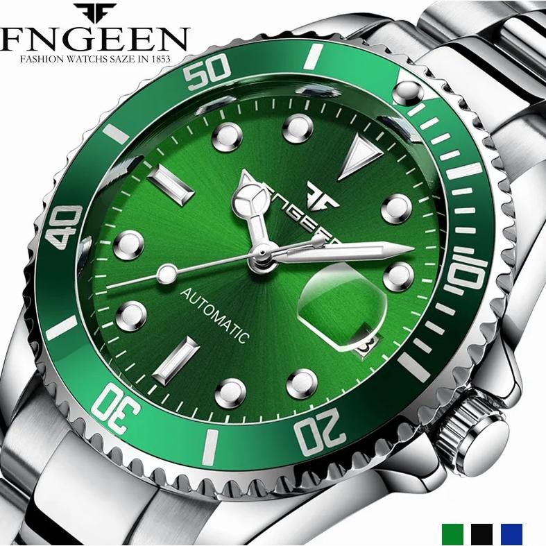 2024 Luxury Brand Men Watch Steel Tourbillon Skeleton Mechanical Watches Luminous Automatic Date Dia