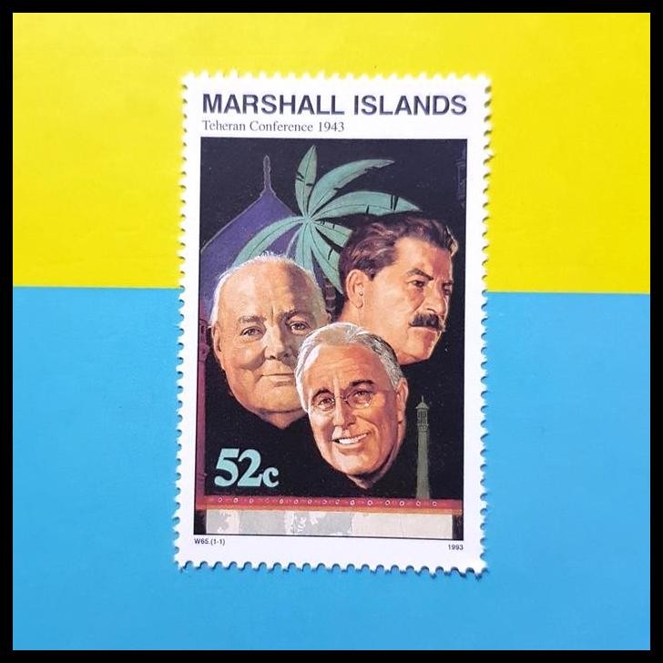 

DISKON PRANGKO/PERANGKO PERANG DUNIA II. TEHERAN CONFERENCE 1943 !!!!!!