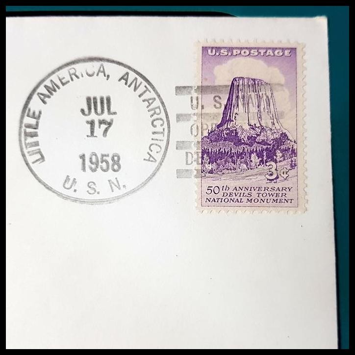 

GRATIS ONGKIR PRANGKO AMERIKA. DEVILS TOWER NATIONAL MONUMENT DI ATAS SAMPUL !!