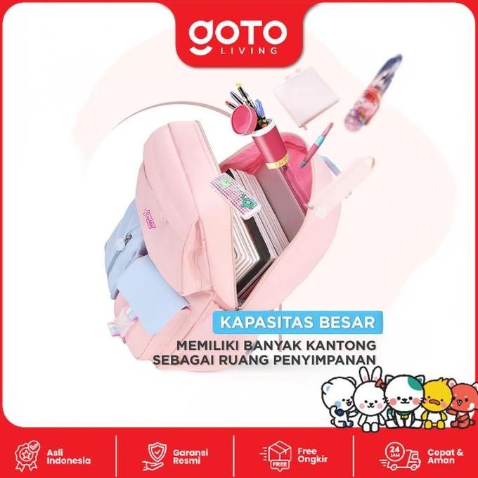 

Terjangkau Goto [Cod] Wiggle Tas Ransel Sekolah Backpack Anak Perempuan Remaja Sd Smp