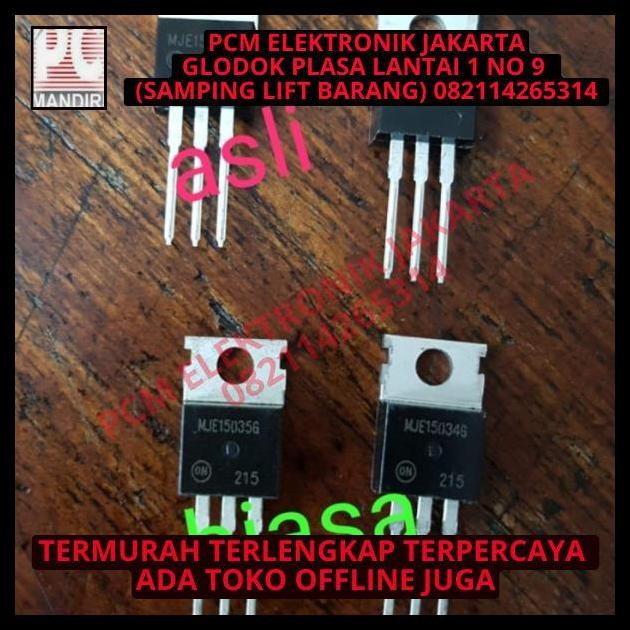 TERMURAH MJE15034G MJE15035G MJE15034 MJE15035 MJE 15034 15035 ASLI ORIGINAL 