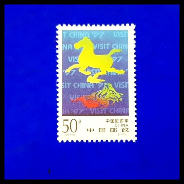 

TERBARU PRANGKO CHINA 1997-3 GAMBAR KUDA ~ CHINA'S TOURISM YEAR !!!!!!