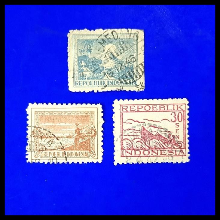 

TERMURAH PRANGKO INDONESIA REVOLUSI JAWA. 1946. SERI DEFINITIF. USED. LANGKA