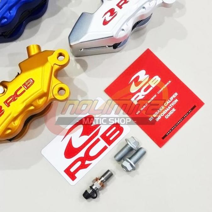 Kaliper RCB Racing Boy R1 Series 4 Piston Kanan NMAX Aerox 155 Lexi