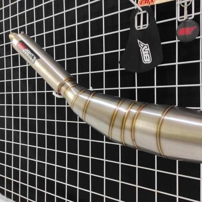 Knalpot RX King Telo Kobra 3v3 stainless steel 8TY Ehty