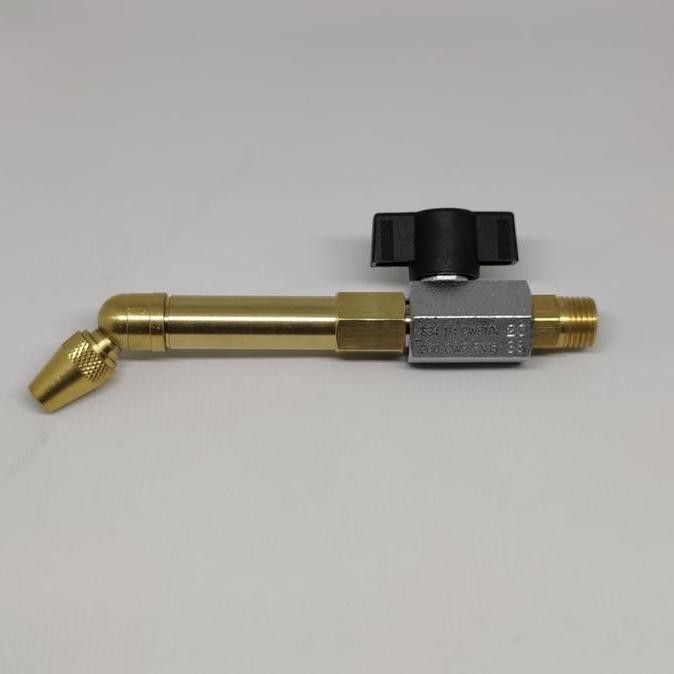 Nozzle Steam Bengkok 14cm Keran Italy Alat Cuci Ac Mobil Motor