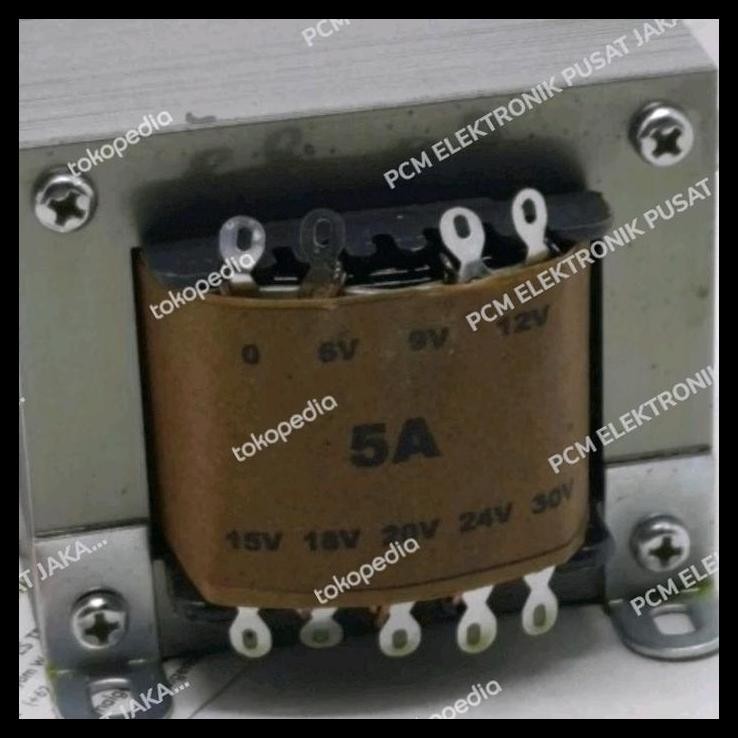 TERMURAH TRAFO TRAVO TRANSFORMER TRANSFORMATOR OKI NON CT NOL 5A 5AMPERE 30V 