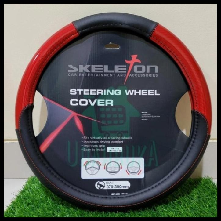 DISKON SARUNG STIR MOBIL HONDA JAZZ MOTIF CARBON 