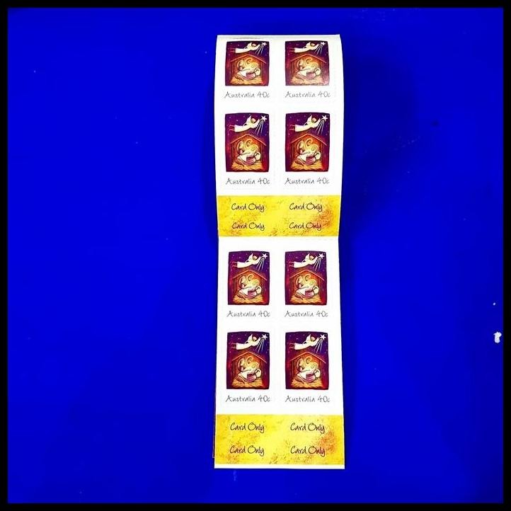 

BEST DEAL PRANGKO NATAL/CHRISTMAS AUSTRALIA. STAMP BOOKLET 20 X 40C $8.00 !!!!!