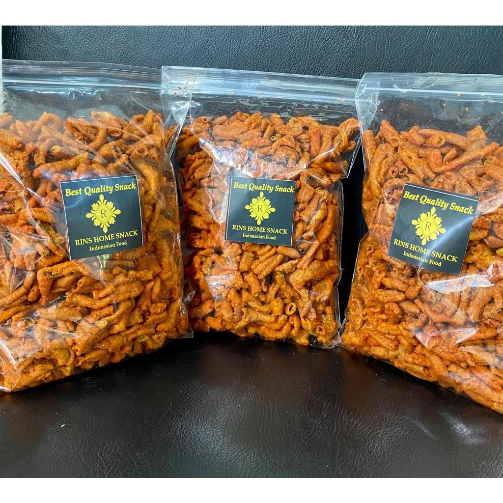 

Kripik Usus Balado Pedas Manis 500Gr Renyah Gurih