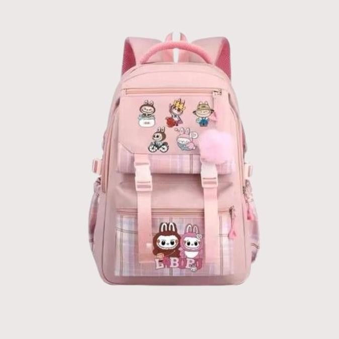 

Spesial Tas Ransel Anak Perempuan Labubu Leo Bags Tas Sekolah Anak Free Botol Minum Nano Spray Jam Tangan Gantungan Lucu Bisa Cod