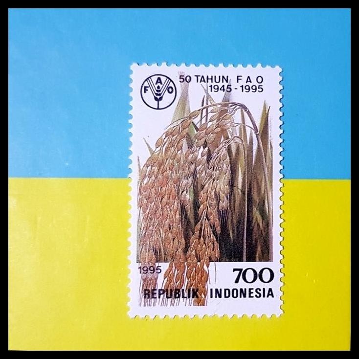 

HOT DEAL PRANGKO INDONESIA. PADI MENGUNING ~ 50 TAHUN F.A.O. 1945-1995 !!!!!
