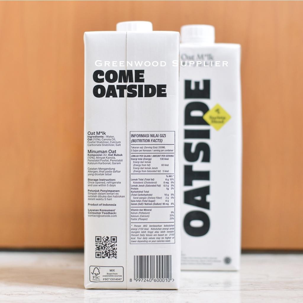 

Cri Oatside Barista Blend Oat Milk 1 Liter - 1 Pcs