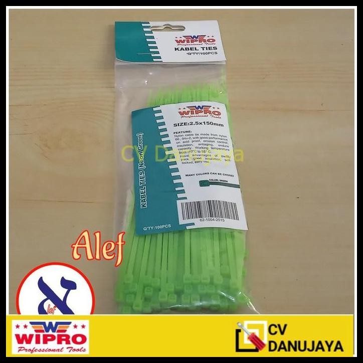 

BEST DEAL KABEL CABLE TIE TIS TIES TALI IKAT HIJAU 150 MM 15 CM GREEN WIPRO !!!!