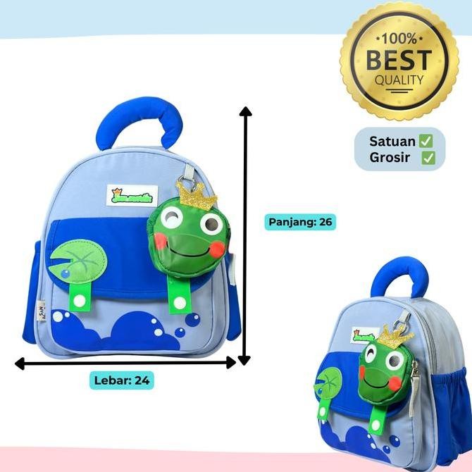 

Spesial [Ra.Id] Flips Kidz Batita Umur 1-3Tahun - Tas Paud Premium Viral San Martin Fashion Free Pouch Karakter Korean Style