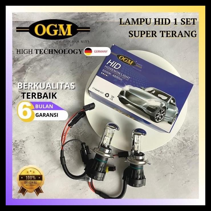 GRATIS ONGKIR OGM - LAMPU HID MOBIL HONDA MOBILIO 6000K 35W HIGH TECH 