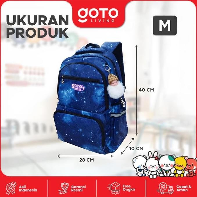 

Terjangkau Goto [Cod] Rasel Tas Sekolah Anak Perempuan Ransel Tk Sd Kids Bag Backpack