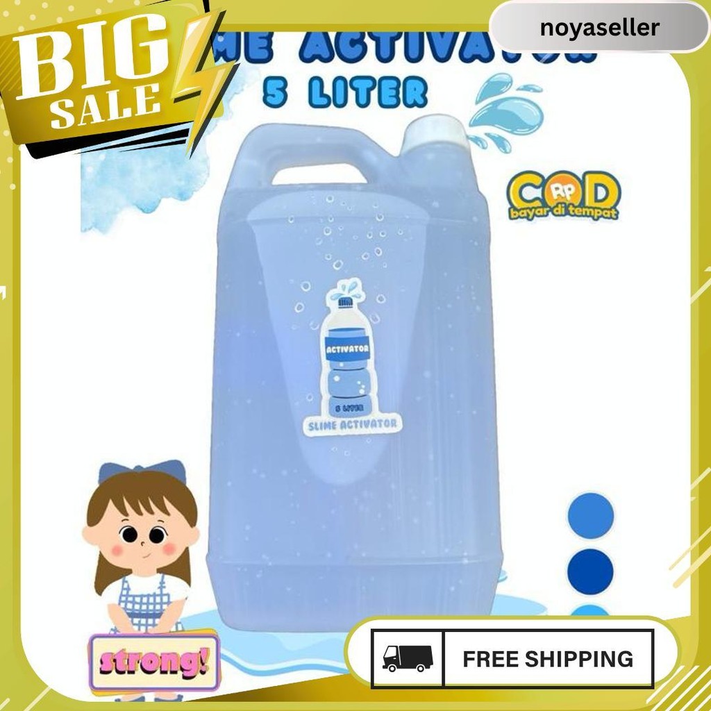 Slime Activator 5.000 Ml || Slime Activator Strong || Slime Activator Murah || Slime Activator Lucu 