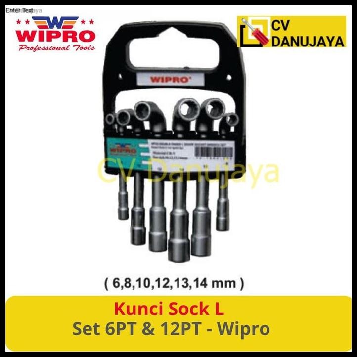 DISKON KUNCI SHOCK SOCK L SET 6 PT & 12 PT - WIPRO 