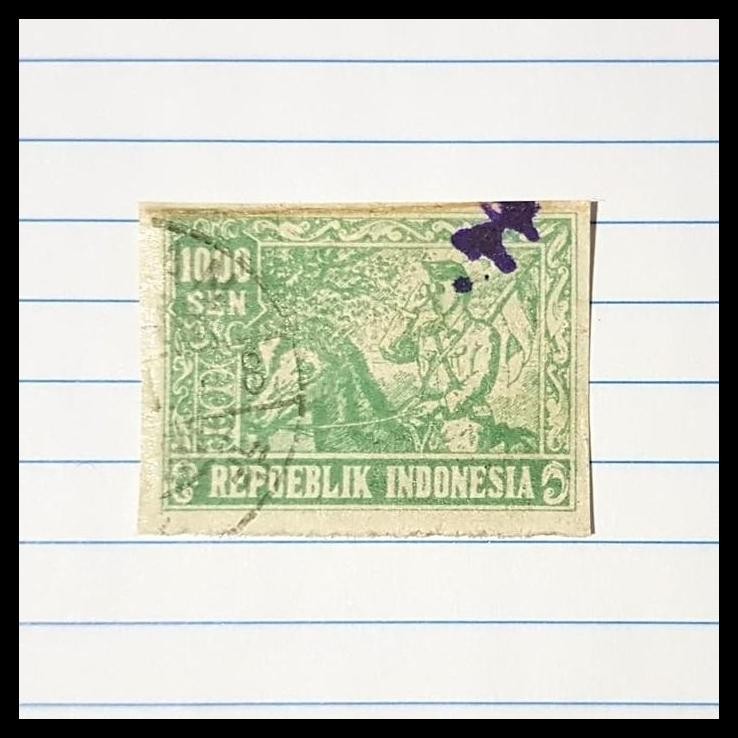 

GRATIS ONGKIR PRANGKO INDONESIA 1946-47. REVOLUSI JAWA. 1000 SEN, TANPA PERFORASI !!!!!!