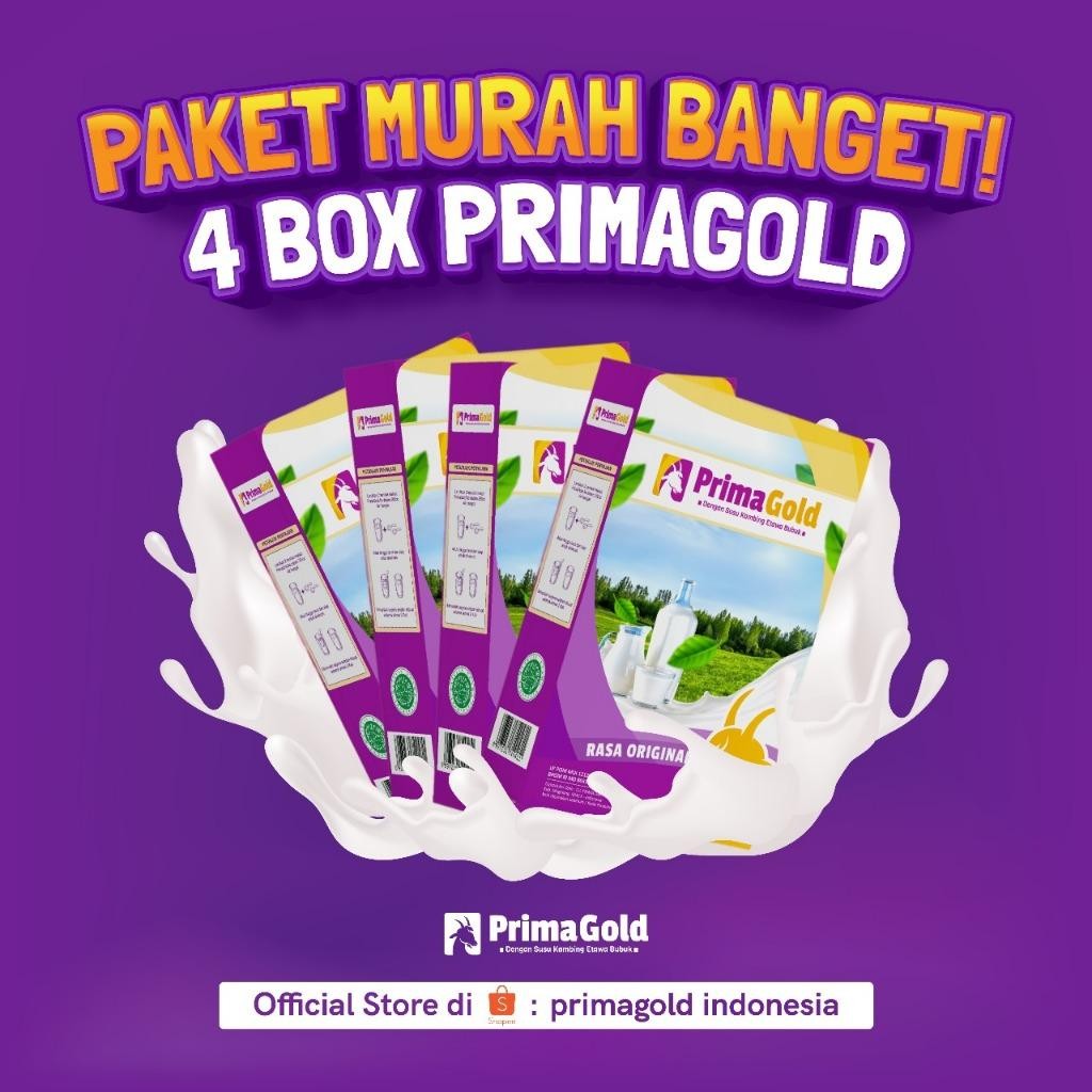 

Cri Susu Kambing Etawa Prima Gold 4 Box Original