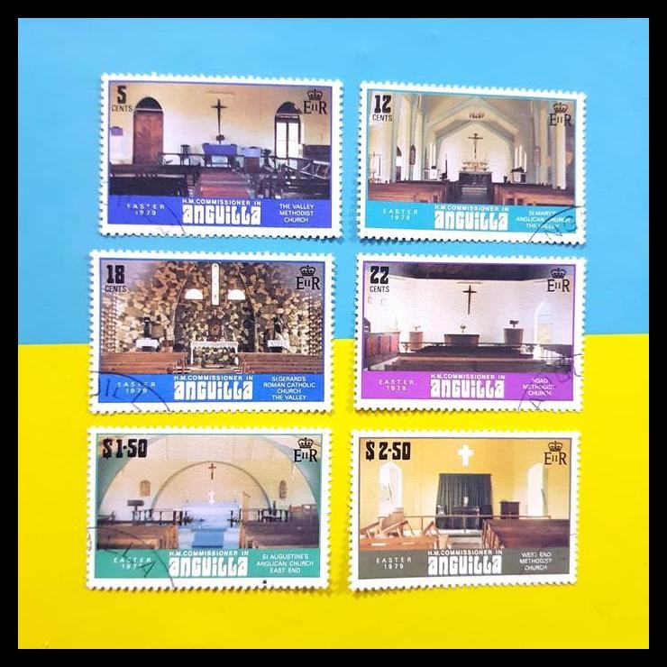 

TERBARU PRANGKO/PERANGKO LUAR NEGERI. ANGUILLA TEMA EASTER 1979 !