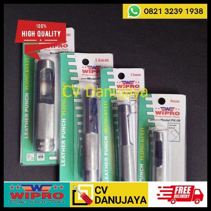 

BEST DEAL PLONG MANUAL KULIT WIPRO ALAT PEMBOLONG GASKET - 10 12 14 16 MM !!!!!!