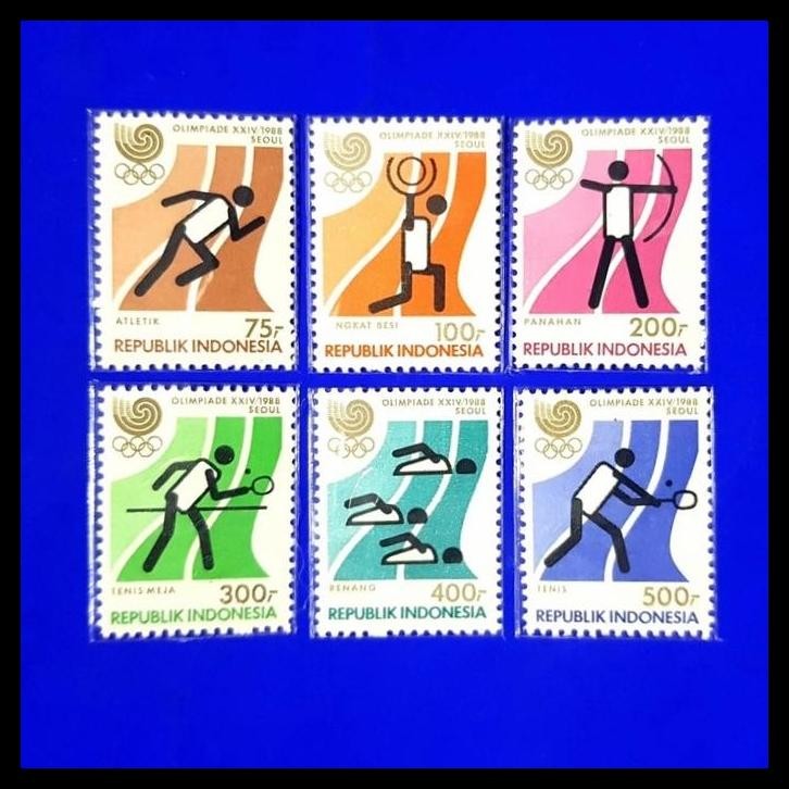 

HOT DEAL PERANGKO/PRANGKO INDONESIA. OLIMPIADE XXIV SEOUL 1988