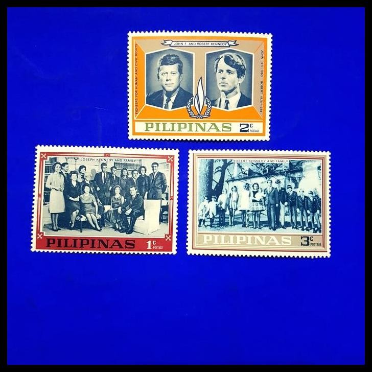 

TERBARU PERANGKO/PRANGKO PHILIPINA. JOHN F AND ROBERT KENNEDY !!!