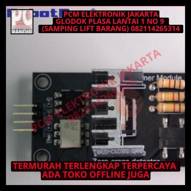 TERBARU TERM AC 220V DIMMER CROSSING ZERO MODUL ARDUINO LIGHT ROBOTDYN 3.3 