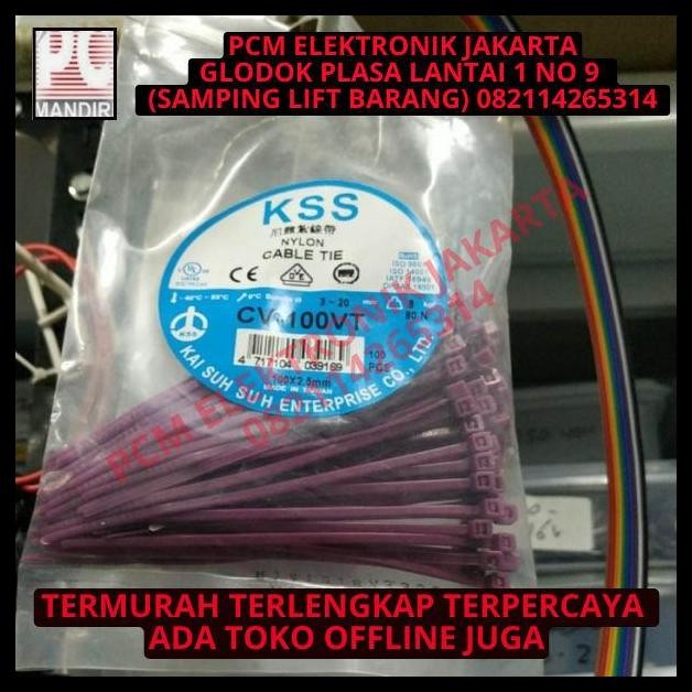 

TERBARU KABEL TALI TIS TIES 10CM 10 CM 100MM 100 MM KSS - PUTIH !!!