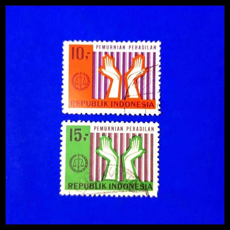 

TERBARU PRANGKO INDONESIA. 1970. PEMURNIAN PERADILAN. SET (2V) USED. !!!