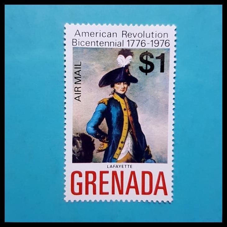 

BEST DEAL PRANGKO AMERICAN REVOLUTION BICENTENNIAL 1776-1976 LAFAYETTE !!!