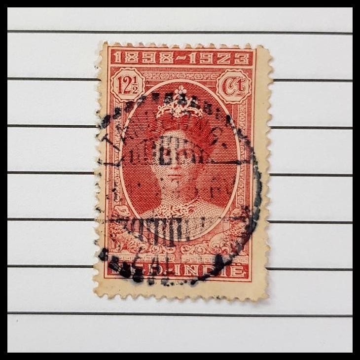 

TERMURAH PRANGKO NED INDIE WILHELMINA 1923.12 CENT CAP POS TANDJOENG-BALEI !
