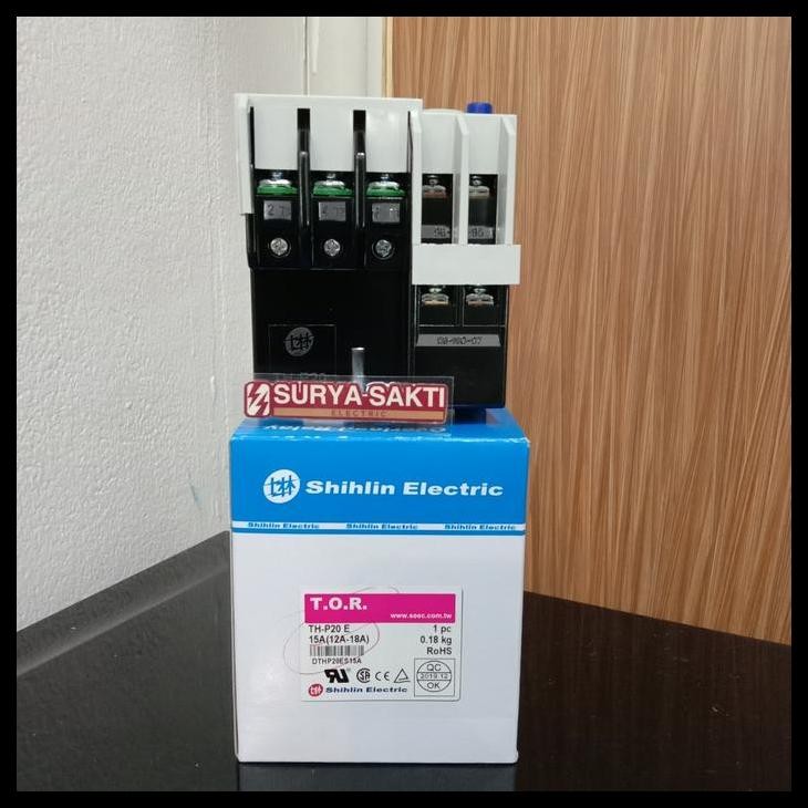 TERMURAH SHIHLIN THERMAL OVERLOD RELAY/OVERLOAD TH-P20E SHIHLIN 