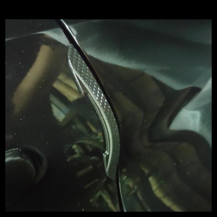 TERMURAH DOOR GUARD PELINDUNG PINTU MOBIL BRIO CARBON POLOS 
