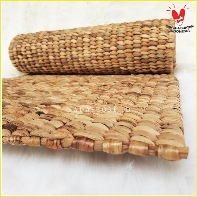 Karpet Kotak Anyaman Eceng Gondok KARPET LANTAI PERSEGI KOTAK | TIKAR NLS