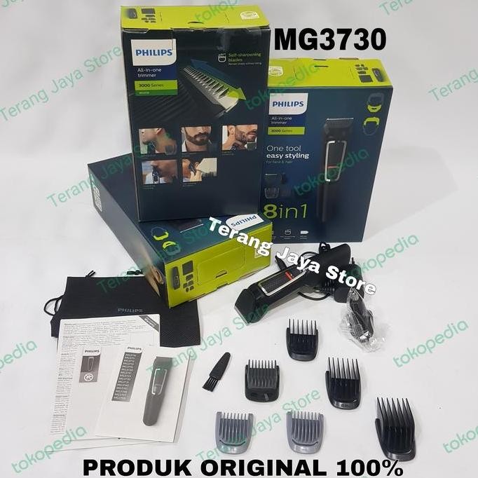 Philips MG3730/15 Multigroom 8-in-1 Alat Cukur Pria