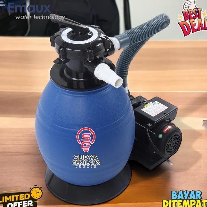 Pompa Filter Kolam Renang Intex 1/2Hp Emaux Combo Portable 0,5Hp