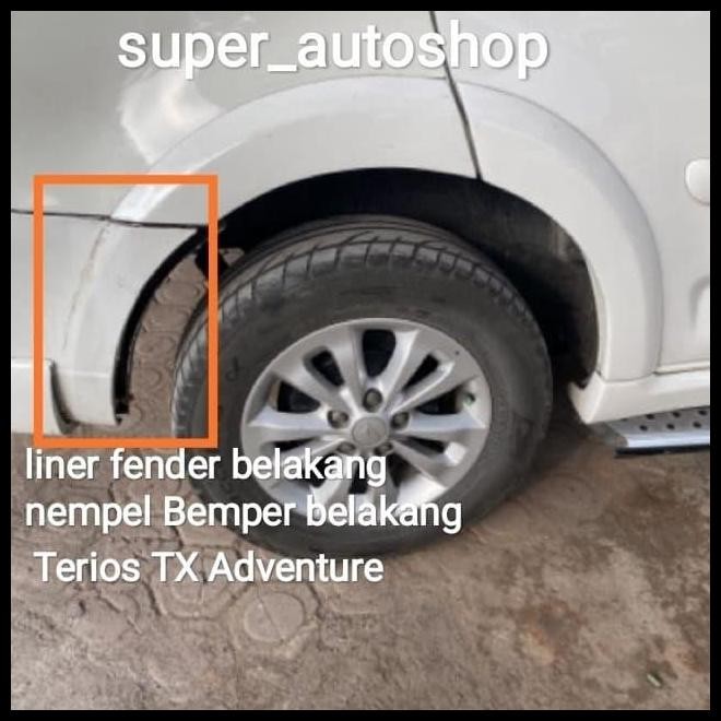 TERBARU FENDER NEMPEL BEMPER BELAKANG TERIOS TX ADVENTURE BAHAN FIBER 
