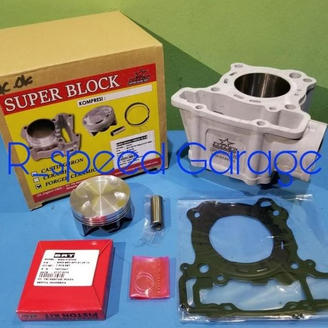 BLOK CERAMIC & FORGED PISTON BRT SONIC, NEW CB/CBR 150R, GTR 150 57.28