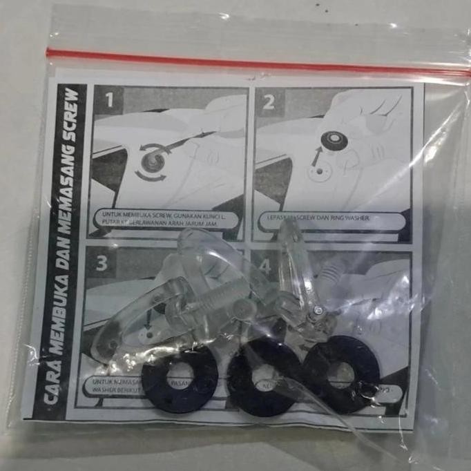 Terlaris Baut Plastik Helm Mds Superpro Super Cross Original