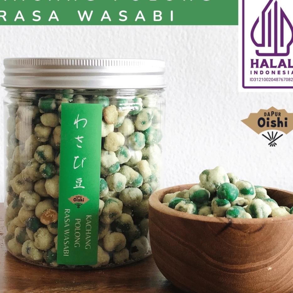 

Wasabi Green Pea Halal Kacang Polong Hijau Ijo Rasa Wasabi Jepang Sna Dapur Oishi