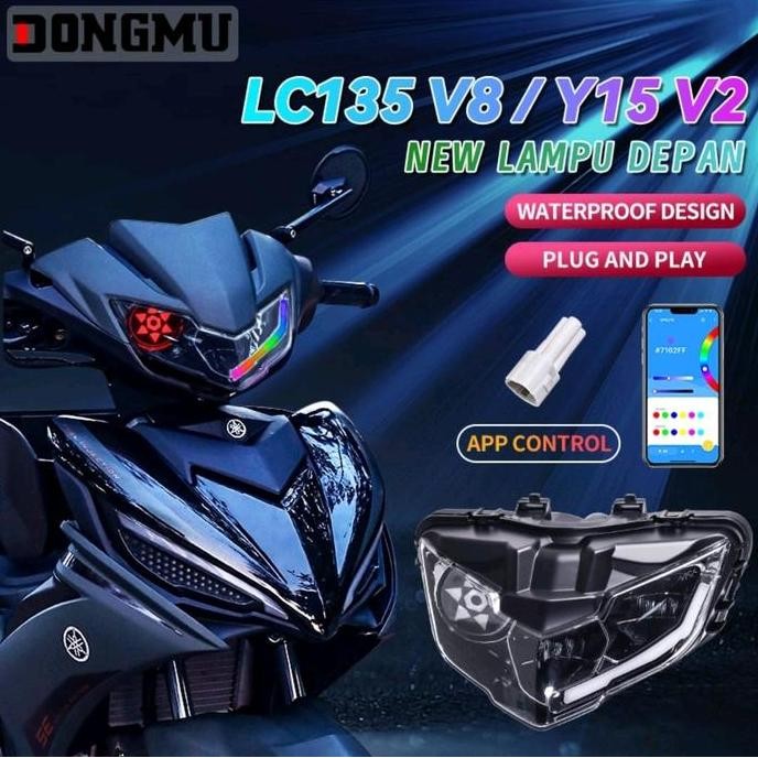 reflektor led mx king new v2 Y15 V2 lampu depan led mx king 150 new v2 Motorcycle
